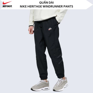 Quần dài thể thao nam nữ N-i-k-e NSW Heritage Windrunner Woven Pants - Đen