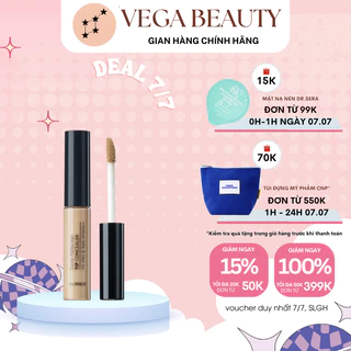 Kem che khuyết điểm THE SAEM Cover Perfection Tip Concealer SPF28/PA++ 6.5g che phủ và làm đều màu da hiệu quả