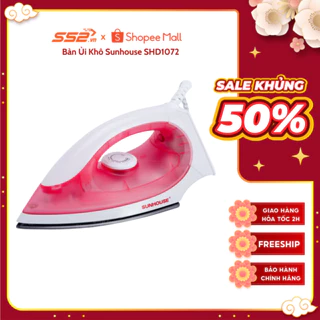 Bàn Ủi Khô Sunhouse SHD1072 - Bảo Hành Chính Hãng