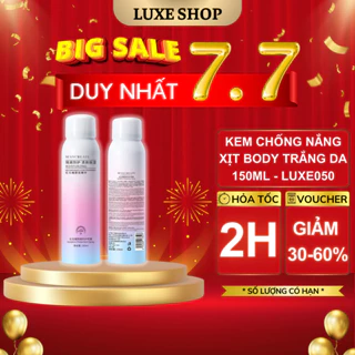 Kem chống nắng xịt body trắng da Maycreate, Chai xịt chống nắng trắng da 150ml - VyNguyen_Store