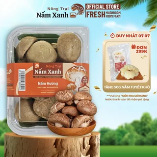 [HCM] 1kg Nấm Đông Cô Tươi (Nấm Hương Tươi) Loại To Thanh Sạch Ngon - Nông Trại Nấm Xanh