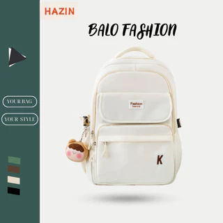 Balo đi học nam nữ cặp đi học nữ Ulzzang Hàn Quốc thời trang basic chống nước