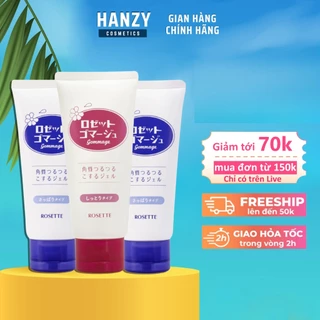 Gel tẩy tế bào chết, tẩy da chết Rosette Gommage Gentle Peeling Gel Nhật Bản 120G | Hanzy Cosmetics