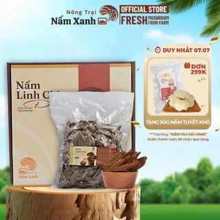 1Kg Nấm Linh Chi Đỏ Thái Lát Còn Bào Tử Tăng Cường Sức Khỏe Toàn Diện - Nông Trại Nấm Xanh