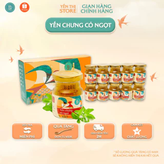 [Quà Tặng] Yến Thị- yến chưng cỏ ngọt- set quà tặng-30% yến,70ml