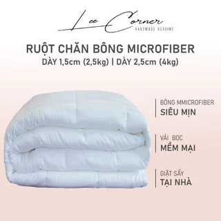 Ruột chăn bông lông vũ nhân tạo Microfiber cao cấp LEE CORNER, mềm nhẹ ấm áp kích thước 2x2,2m, 2,2x2,4m