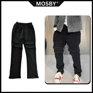 Quần túi hộp ống suông MOSBY unisex form rộng nam nữ oversize - Quần nỉ dài cạp chun vải lạnh, mềm mượt chống nhăn SANE