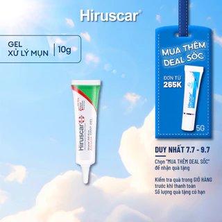 Gel giảm mụn nhanh 24h Hiruscar Anti Acne Advance Spot Gel 10g