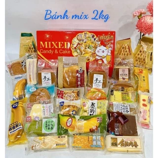 [Thùng 2,3kg cân cả thùng] Bánh Mix Đài Loan Mix Đủ Vị 🔺️FREESHIP🔺️ hophopfood