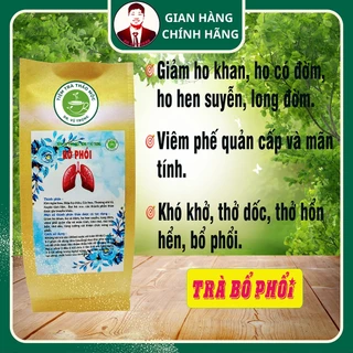 Trà thảo mộc Bổ Phổi thảo dược Vũ Trọng,giảm ho khan, ho có đờm,hen suyễn,viêm phế quản cấp mãn tính,khó thở, thở dốc.