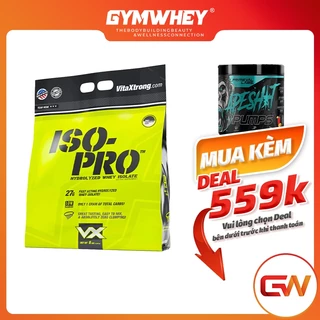 Vitaxtrong Iso Pro 8Lbs 3.6 Kg Sữa Dinh Dưỡng Tăng Cơ Nhanh 100% Hydrolyzed Whey Isolate