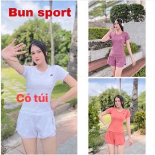 (Có túi sườn)Bộ thể thao nữ bộ tập gym yoga aerobic nữ set 2 lớp form chuẩn chất liệu co dãn thoải mái bộ naqi