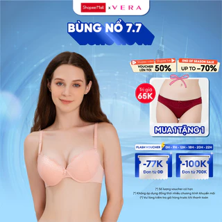 [Mã FADEP2106 giảm đến 30k đơn từ 99k] Áo ngực Misaki mút dày cúp ren phối 0112