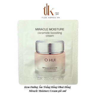 Kem Dưỡng Ẩm Trắng Hồng Ohui Hồng Miracle Moisture Cream gói 1ml