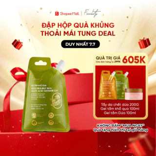 Gel tắm khổ qua Freshity 100ml dưỡng sáng làm sạch cải thiện mụn, vết thâm cho làn da cơ thể đa vấn đề