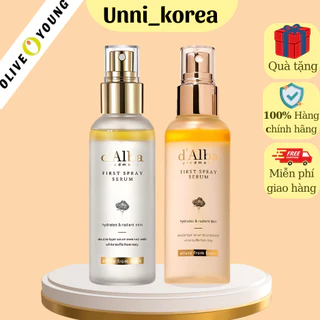 [bill oliveyoung] Serum xịt khoáng D'Alba căng bóng da dưỡng ẩm First Spray 100ml tách set nobox