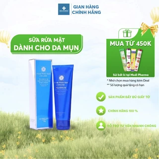 Sữa rửa mặt dành cho da mụn Tenamyd Fresh White Sand Platium Acne Care Clarifying Foam Cleanser 120ml