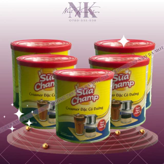 Set 5 lon sữa đặc 1kg có đường Dairy Champ 1kg (mẫu mới)