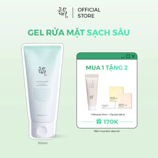 GEL RỬA MẶT LÀM SẠCH DỊU NHẸ BEAUTY OF JOSEON GREEN PLUM REFRESHING CLEANSER 100ML