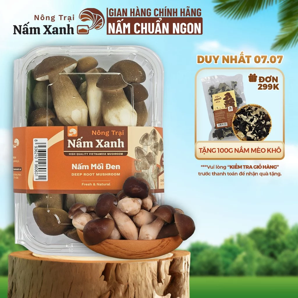 [HCM] Nấm Mối Đen Tươi 500gr 1kg Loại 1 Chất Lượng - Nấm Xanh