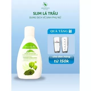 (Có Che Tên) Dung Dịch Vệ Sinh Slim Collagen  Lá Trầu Không Khử Mùi Hôi Bảo Vệ Vùng Kín - Chai 150ml