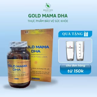 Viên Uống Dầu Cá Bổ Sung Vitamin Khoáng Chất Cho Phụ Nữ Trước Và Trong Thời Kỳ Bầu Gold Mama DHA
