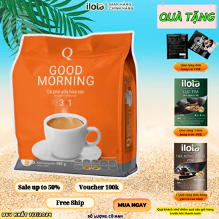 Cà phê sữa uống liền hoà tan GOODMORNING (bịch 24 gói x 20gr) Trần Quang