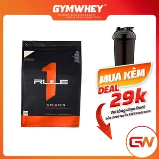 RULE1 WHEY Sữa Hỗ Trợ Tăng Cơ Cho Người Tập Gym Whey Rule 1 Protein 10lbs (4,5kg)