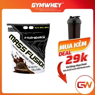 Mass Fusion Sữa Tăng Cân Nhanh Tăng Cơ Nutrabolics Mass Fusion 12lbs Từ Canada