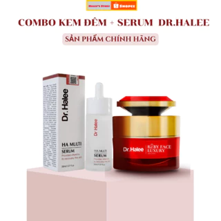 Combo dưỡng da trắng hồng chuyên sâu căng mướt Dr.Halee