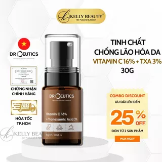 Tinh Chất Chống Lão Hóa, Sáng Da DrCeutics Vitamin C 16% + Tranexamic 3% | Kelly Beauty