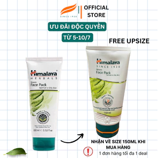 Mặt nạ đất sét lá neem loại bỏ mụn, bã nhờn và mờ thâm Himalaya Neem Face Pack 100ml