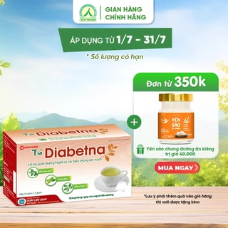 Trà Diabetna cho người tiểu đường - hỗ trợ hạ đường huyết và mỡ máu hộp 10 gói TDI