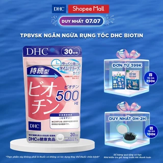 TPBVSK DHC Sustained Release Biotin 30 Ngày (Viên uống Biotin ngăn rụng tóc, hỗ trợ mọc tóc gói 30 viên)