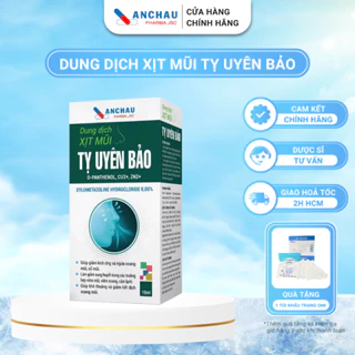 Xịt Mũi Tỵ Uyên Bảo An Châu Giúp Mũi Khô Thoáng, Giảm Kích Ứng, Ngứa Xoang Mũi, Sổ Mũi, Viêm Mũi, Viêm Xoang (Chai 15ml)