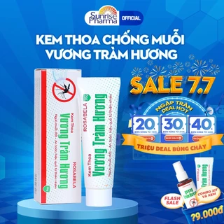 Kem thoa chống muỗi, hỗ trợ đuổi muỗi cho bé Vương Tràm Hương chiết xuất từ thảo dược thiên nhiên