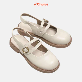 Giày sục bịt mũi Choice Việt Nam QV 44 mẫu mới phong cách hàn quốc lolita 2 dây