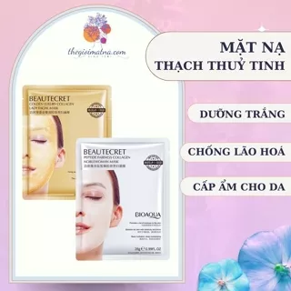 [Rẻ Vô Địch] 1 Miếng Mask Thuỷ Tinh Thạch Trong Suốt Bioaqua Chính Hãng.