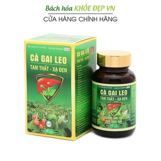 Bổ gan Cà Gai Leo Tam Thất Xạ Đen (chai) mát gan, giải độc gan - 50 viên