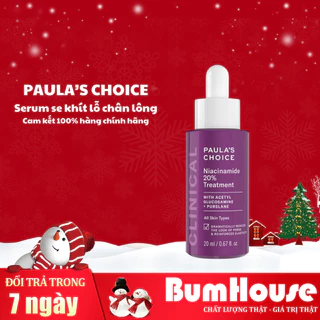 Tinh chất se khít lỗ chân lông tối ưu Paula's Choice Clinical Niacinamide 20% Treatment 20ml mã 8030