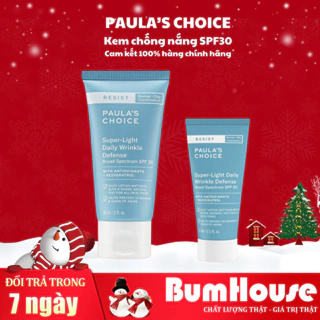 Kem chống nắng đa năng Paula’s Choice SuperLight Daily Wrinkle Defense SPF30 15ml/60ml