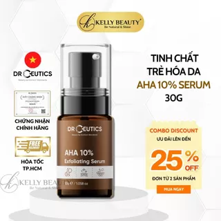 Tinh Chất Trẻ Hóa Da DrCeutics AHA 10% Exfoliating Serum | Kelly Beauty