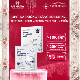 Mặt nạ dưỡng trắng Sur.medic+ Bright Gluthione Mask 30g