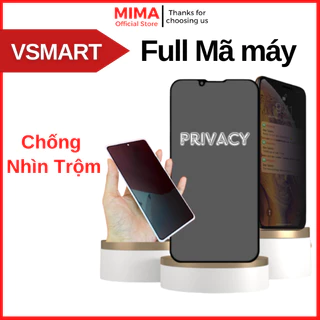 Kính cường lực Chống Nhìn Trộm Vsmart Live 4 Joy 3 4 2+ 2Plus Active 3 Aris Pro Star 5 cao cấp full màn hình