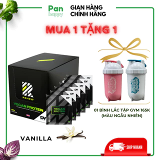 Đạm Thuần săn cơ giảm mỡ + Inulin, túi nhỏ tiện lợi mang đi DY vegan protein vị vanila