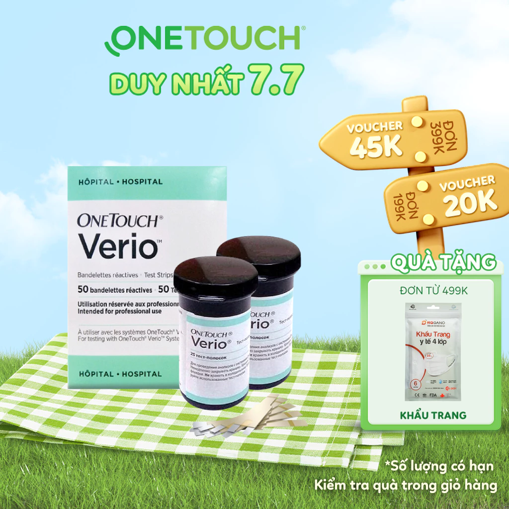 Que thử đường huyết OneTouch Verio