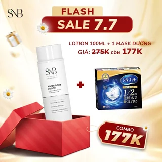 Nước Dưỡng Siêu Cấp Nước Water Bo.mb Lotion SNB 100ml Cân Bằng pH, Làm Dịu Da - Da Căng Bóng Chỉ sau 1 tuần sử dụng