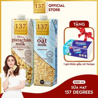 [MUA 2 HỘP TẶNG 1 GÓI RÚT TEMPO] Sữa Hạt Hạnh Nhân 137 Degrees 1L Chính Hãng Thái Lan Healthy Dinh Dươ