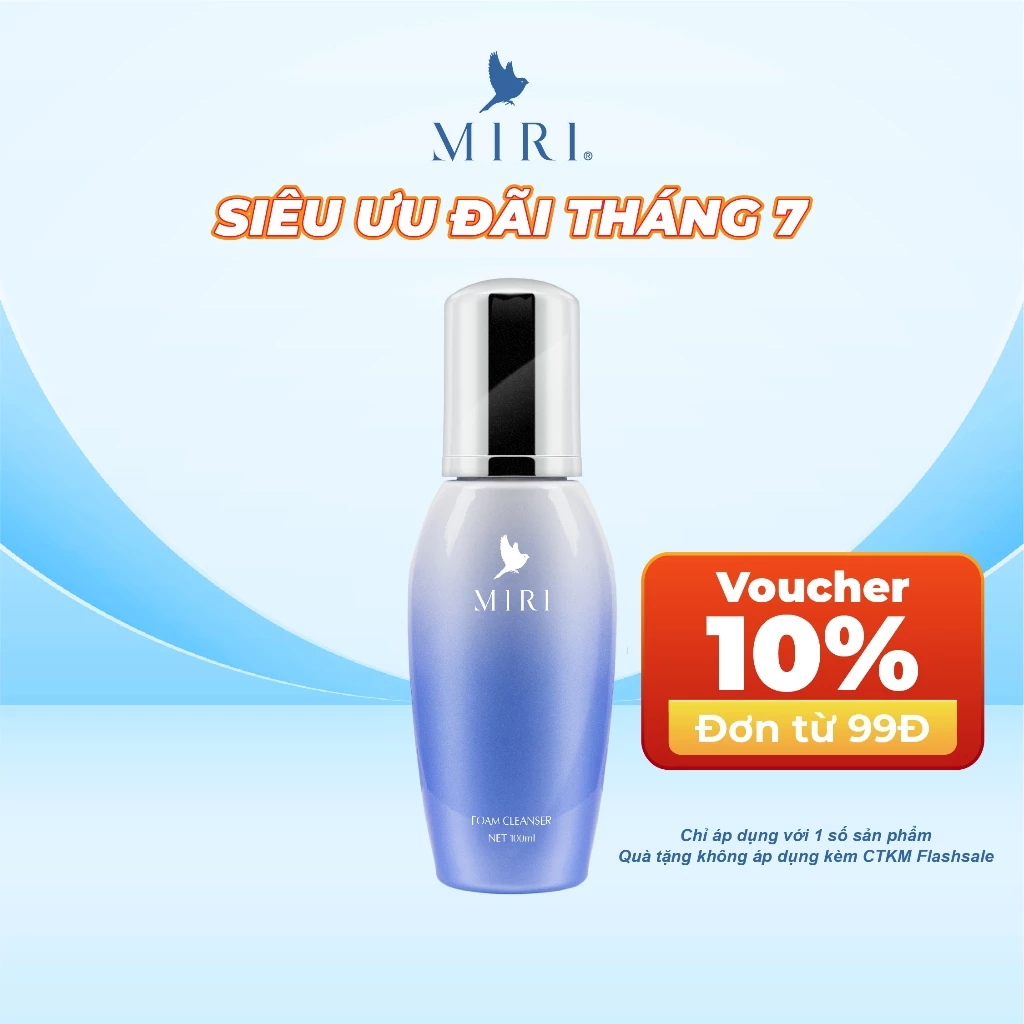 Sữa Rửa Mặt Tạo Bọt - Foam Cleanser MIRI (100ml)