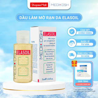 Dầu Làm Mờ Rạn Da Hữu Cơ Elasoil Medicosh Phòng & Làm Mờ Rạn Da Cho Bà Bầu, Sau Sinh, Do Tăng Cân Nhanh (Chai 75ml)